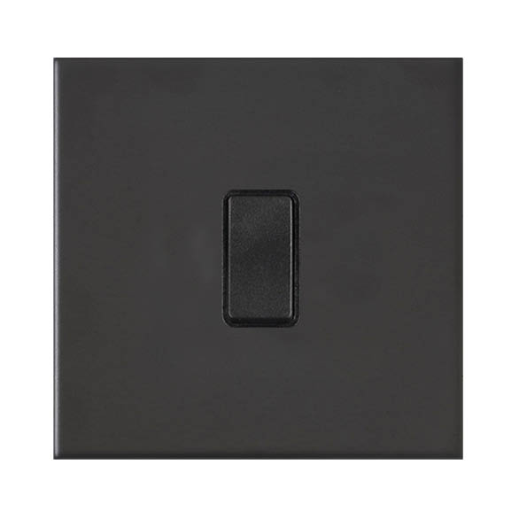 Hamilton Sheer G2 1 Gang Intermediate Switch - Matt Black