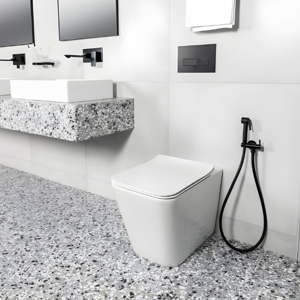 Zephyr Back to Wall WC with Soft Close Seat - White