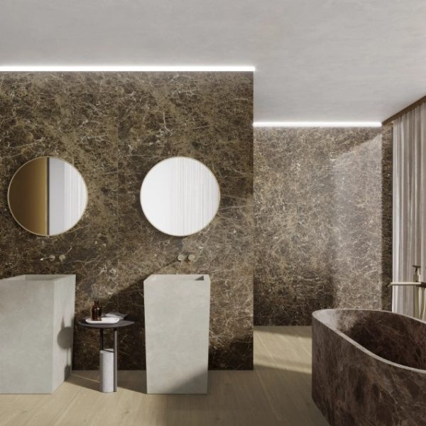 Emperador Polished Porcelain Tiles 120 x 60cm