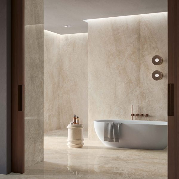 Taj Mahal Sand Polished Porcelain Tiles 120 x 120cm
