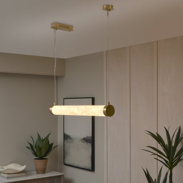 Linea Alabaster Pendant